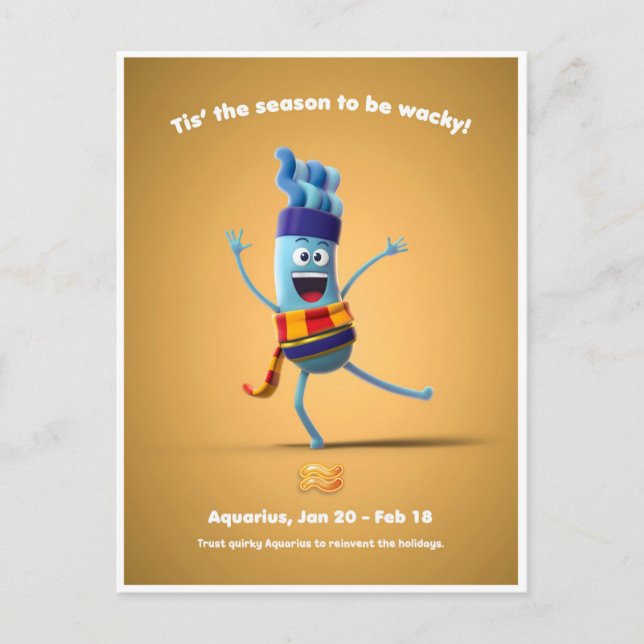 Postales de navidades para Aquarius (Anverso)