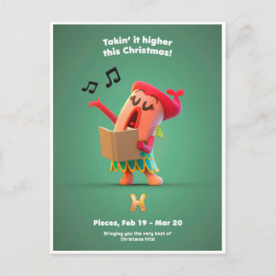 Postales de navidades para Pisces