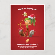 Postales de navidades para Sagittarius
