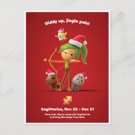 Postales de navidades para Sagittarius