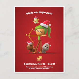 Postales de navidades para Sagittarius