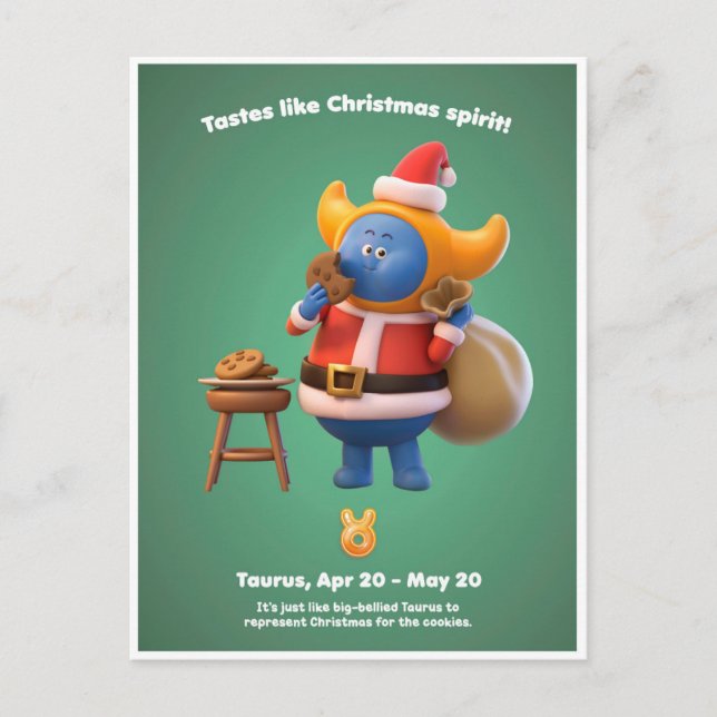 Postales de navidades para Taurus (Anverso)