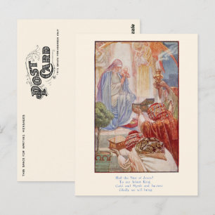 Postales de Navidades religiosos vintage - Hombres