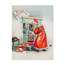 Postales de Navidades retro de vintage