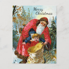 Postales de Navidades victorianos de época