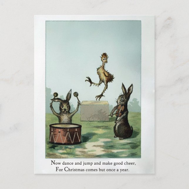 Postales de Navidades victorianos de época (Anverso)