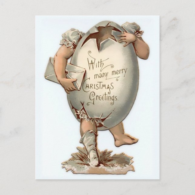 Postales de Navidades victorianos de época (Anverso)