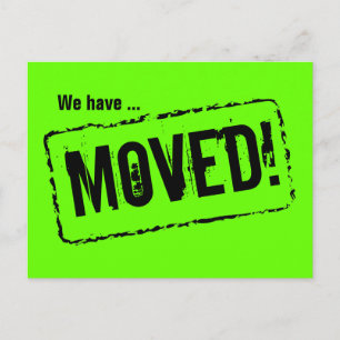 Postales de neón verdes para el cambio de