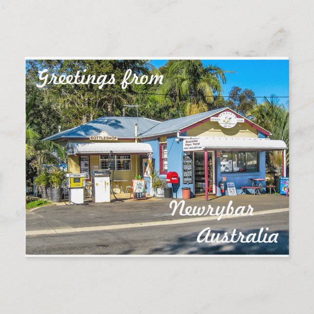 Postales de Newrybar NSW Australia (Anverso)
