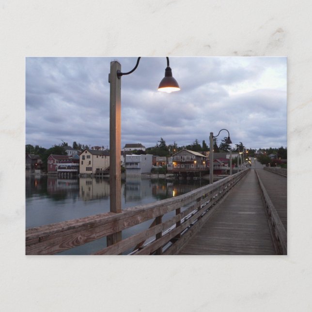 Postales de "Nublado atardecer en Coupeville" (Anverso)