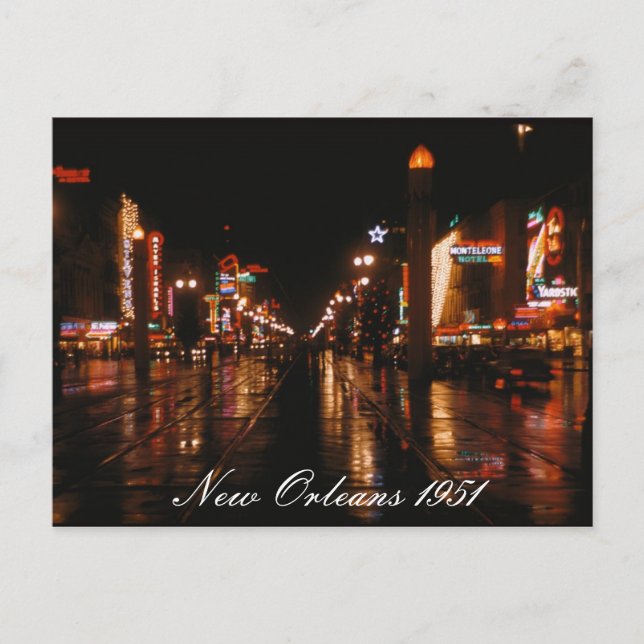 Postales de Nueva Orleans 1951 (Anverso)