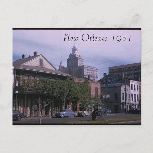 Postales de Nueva Orleans 1951 (Anverso)