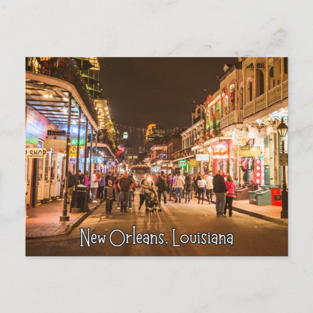 Postales de Nueva Orleans en el centro de Luisiana (Anverso)