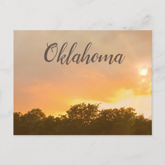 Postales de Oklahoma Sunset (Anverso)