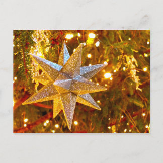 Postales de Ornamento de Estrella de Plata