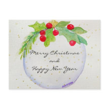 Postales de Ornamento de Navidad