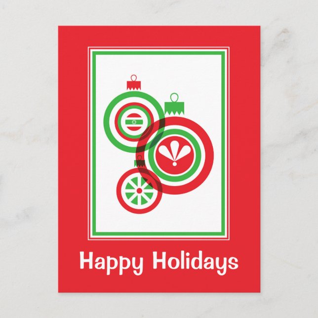 Postales de Ornamento de Navidad (Anverso)