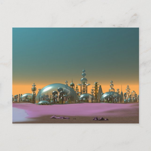 Postales de oro y plata de la ciudad de vidrio (Anverso)