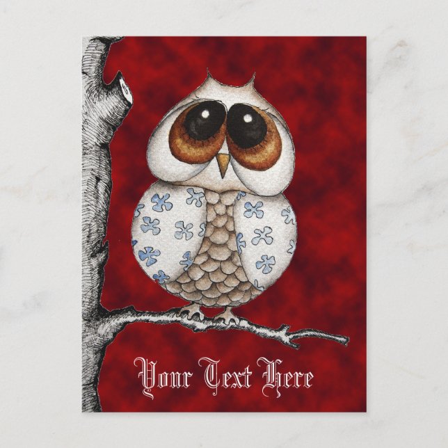 Postales de Owl Halloween (Anverso)