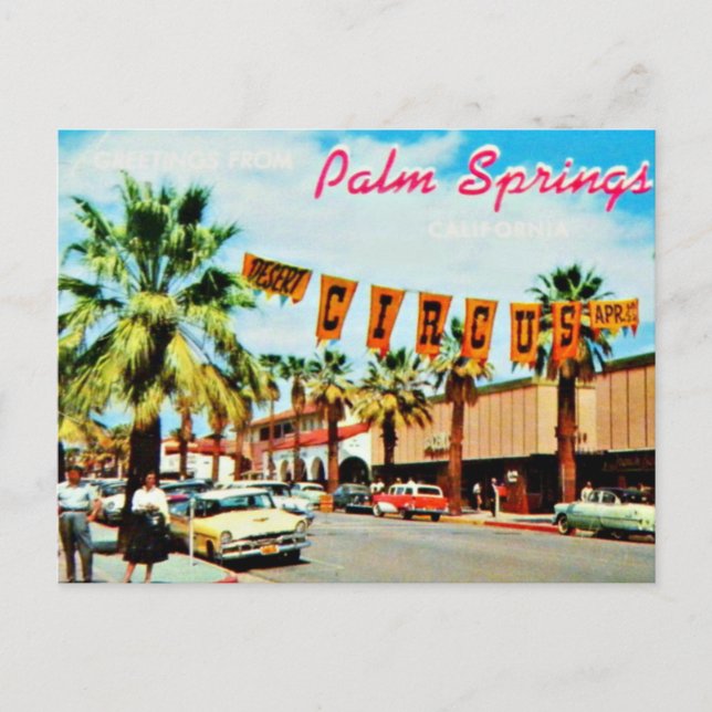 Postales de Palm Springs de los años 50 (Anverso)