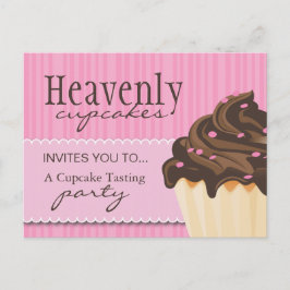 Postales de panadería rosa suave