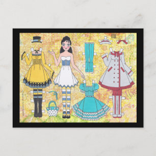 Postales de papel Brunette Lolita