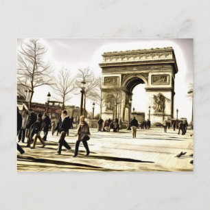 Postales de París - Arco triunfal