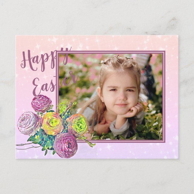 Postales de Pascua con foto (Anverso)
