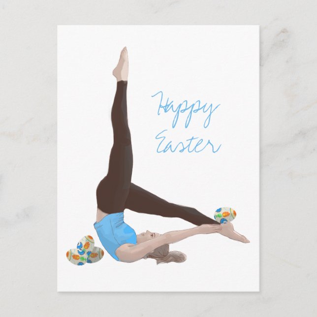 Postales de Pascua de Pilates (Anverso)