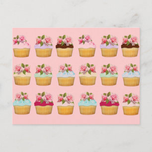 Postales de pasteles de Rosa