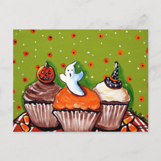 Postales de pastelitos de Halloween