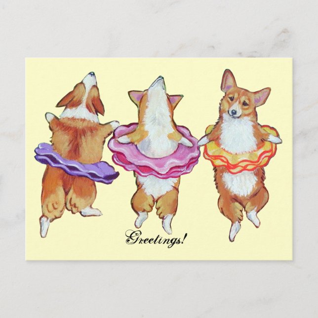 Postales de Pembroke Welsh Corgi (Anverso)