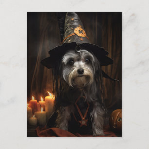 Postales de perro de Halloween
