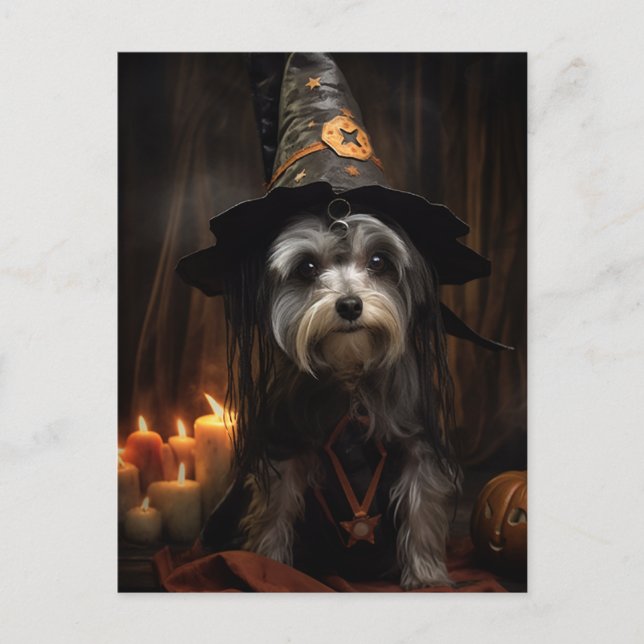 Postales de perro de Halloween (Anverso)
