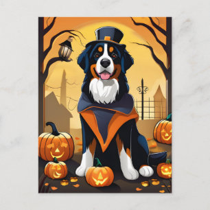 Postales de perro de montaña de Halloween