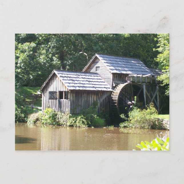 Postales de personalizado Mabry Mill (Anverso)