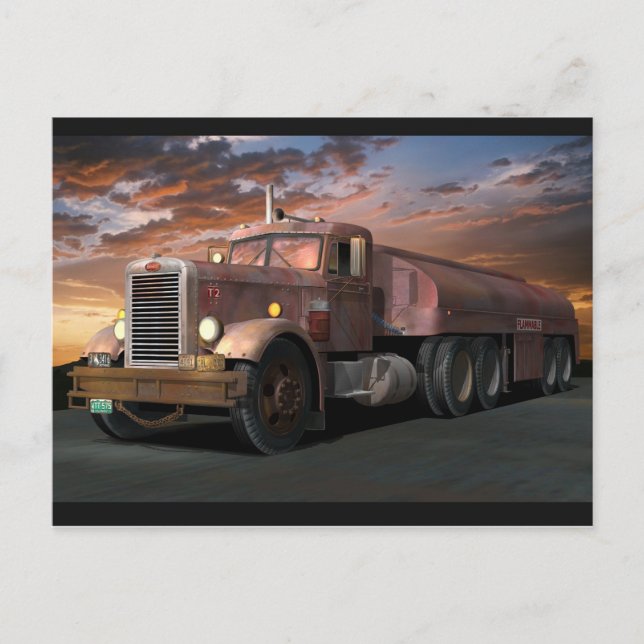 Postales de Peterbilt "Duel Truck" (Anverso)