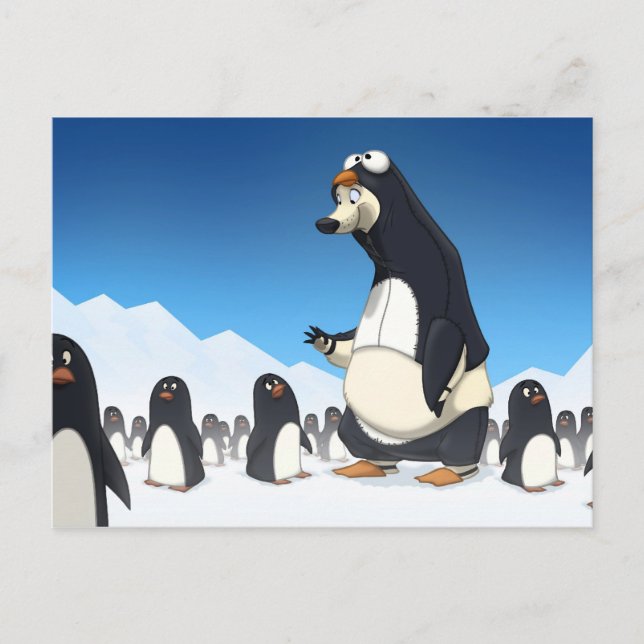 Postales de Pingüino Polar (Anverso)