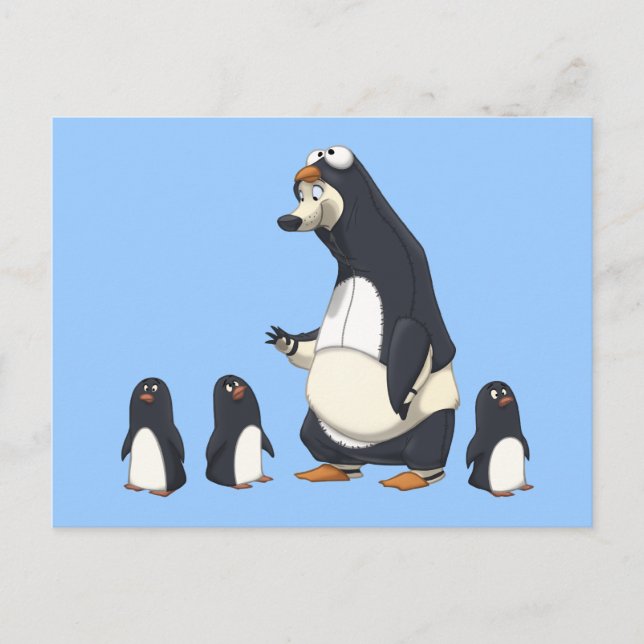 Postales de Pingüino Polar (Anverso)