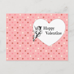 Postales de Pink Happy Valentine Cupido