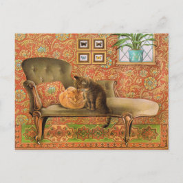 Postales de pintura de gato