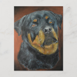 Postales de pintura de Rottweiler