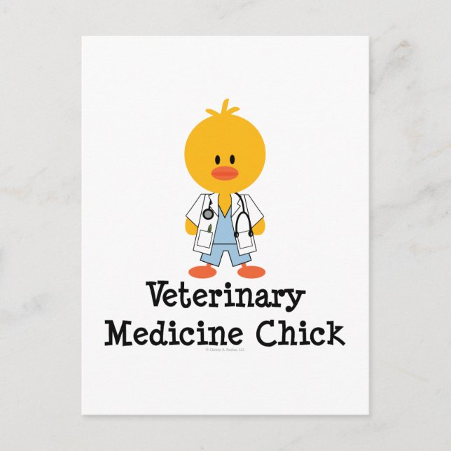 Postales de pollo para medicamentos veterinarios (Anverso)