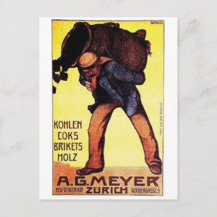 Postales de Poster publicitario de época
