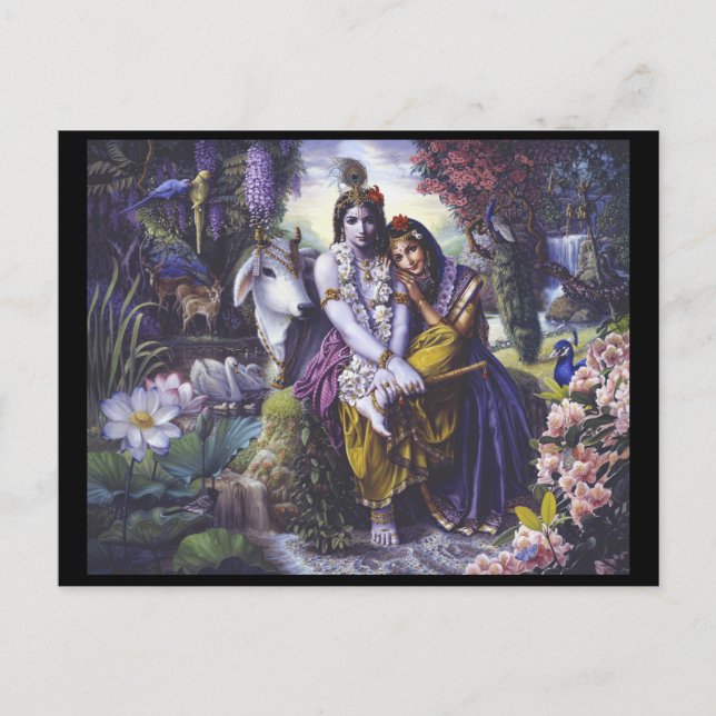 Postales de Radha Krishna (Anverso)