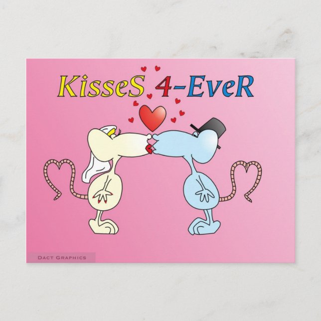 Postales de "ratas de 4 años del KisseS" (Anverso)