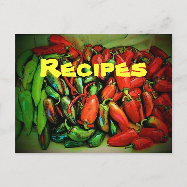 Postales de receta (Chilies) (Anverso)