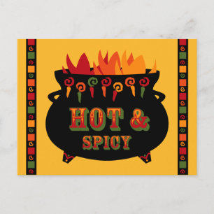 Postales de recetas calientes y picantes