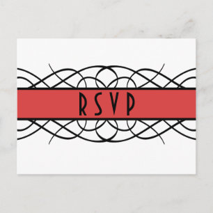 Postales de Red Deco Florecen RSVP