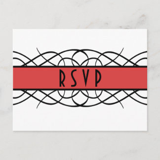 Postales de Red Deco Florecen RSVP